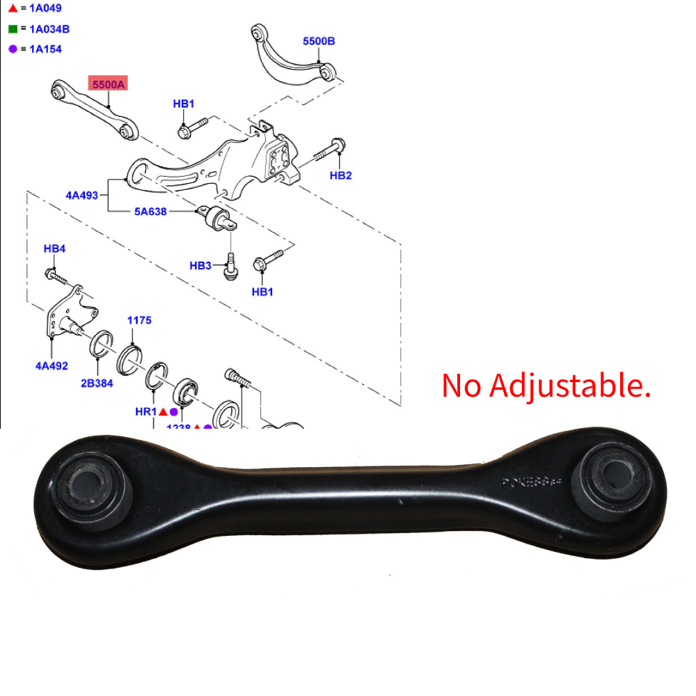 FOR FORD FOCUS C346 MK3 REAR SUSPENSION ARM ASSY 98AZ5K743AF CV6Z5500L 1703145 C23628500A 30683067 1105524 1061668 YS415K743AB BP4K28500C 98AG5K743AF BV61-5K743-AA