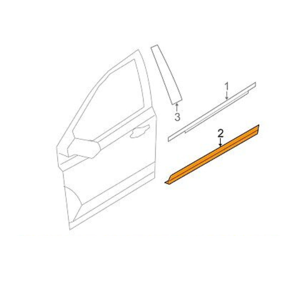 7T4Z7820878BA Front door trim R For Ford Edge  10-14