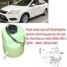 4M513K514BD 4M51-3K514-BD Power Steering Pump booster pump oiler For Ford Focus MK2   C-MAX
