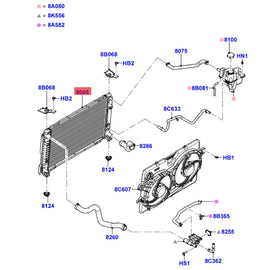 Radiator For MAZDA TRIBUTE 2008-2012 2.3 2.5 FOR FORD ESCAPE 9L8Z8005A H2MZ8005S 8L8Z8005A 9L848005AC