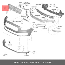 KA1Z8200AB China net low configuration with front standard For ford Lincoln NAUTILUS 19