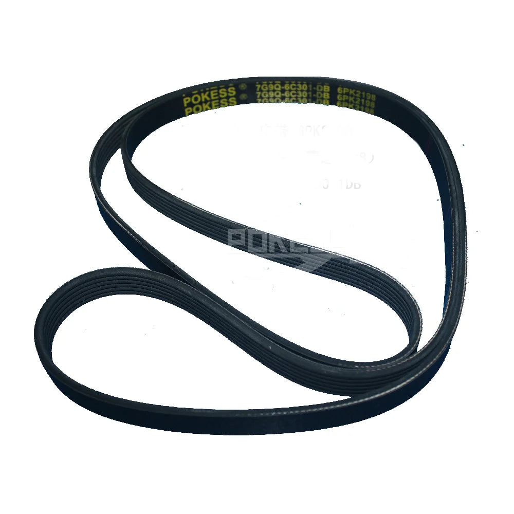 7G9Q6C301DA 4L5Z8620EA 7G9Q-6C301-AA 7G9Q6C301DAGC 8552-5243 7G9Q6C301AA Belt 6PK2198 For Ford Mondeo 08-12 2.0MT