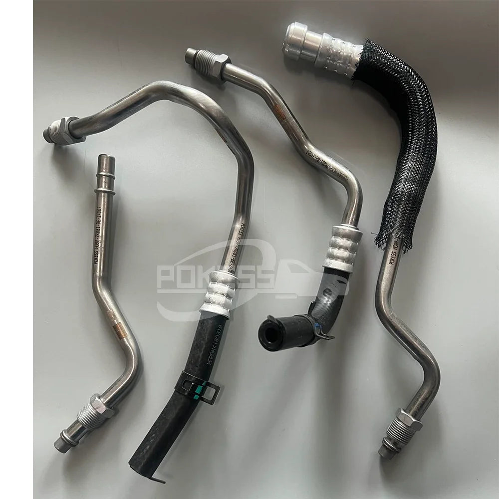 HG9P7R081CA HG9P7R081BF HG9P7R081BE HG9Z7R081C HG9P7R081C Transmission Cooling Oil Pipe 4pcs/set for Ford New Mondeo 13-17 2.0