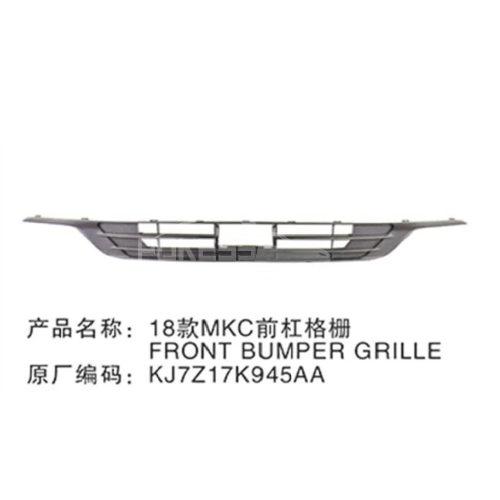 Car Front Bumper KJ7Z17K945AA KJ7B17K945AA5YZ9 Front Bumper Middle Lower Grille for lincoln MKC 18