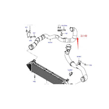 Load image into Gallery viewer, 9G916C646BD1 9G916C646BD 9G916C646BD2 Intercooler Booster Pipe Rear Part For Ford Mondeo 08-12 2.0T