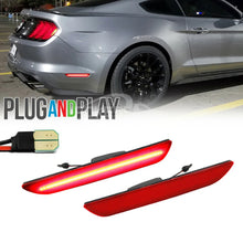 Load image into Gallery viewer, POKESS Rear Red Reflectors FR3Z15A449A FR3B17A849AB Right Rear Bumper Reflector for Ford Mustang 2015