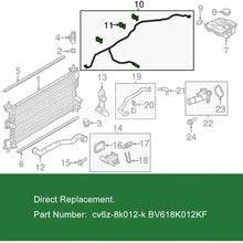 Load image into Gallery viewer, Car Overflow Hose BV618K012KF BV618K012KE Coolant Pipe Water Hose Radiator Water Returning Pipe for Ford Focus 12 2.0