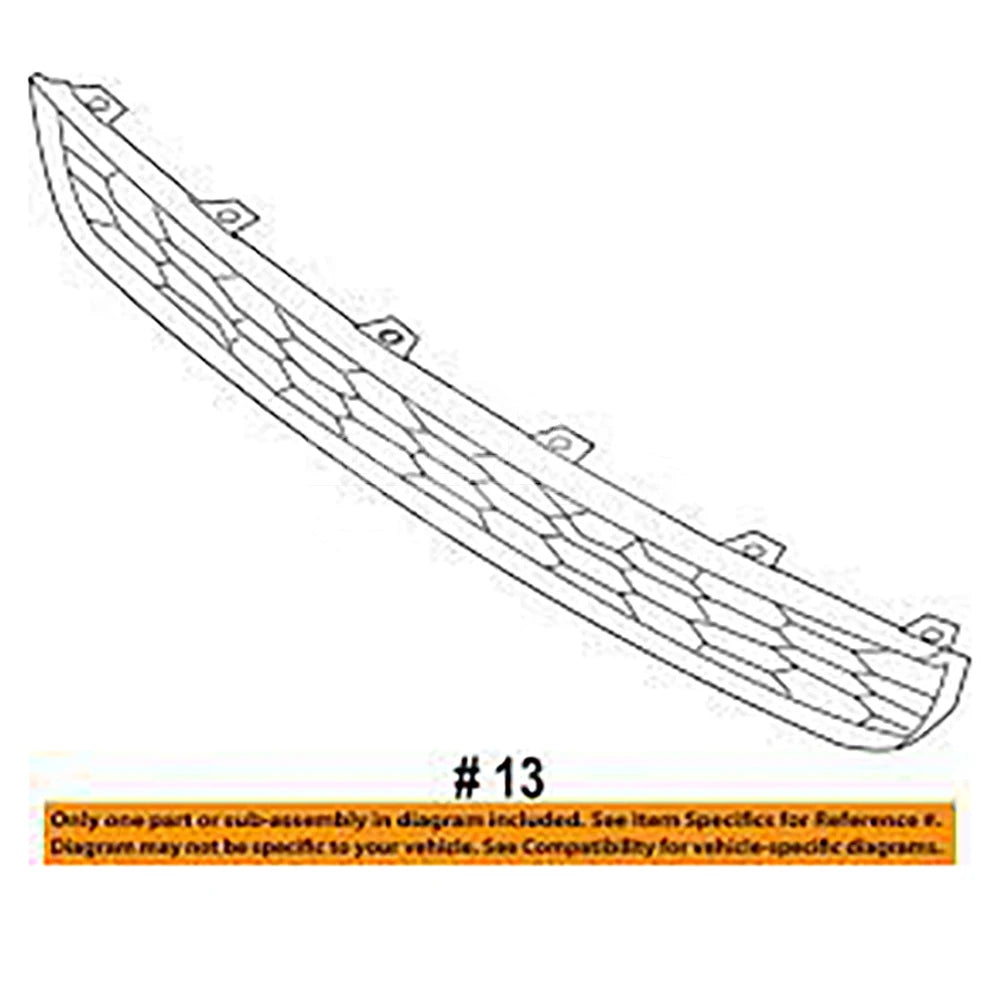 Grill Accessories BT4Z17K945B BT4317K945BB Front Bumper Lower Grille for Ford Edge 10-