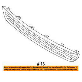 Grill Accessories BT4Z17K945B BT4317K945BB Front Bumper Lower Grille for Ford Edge 10-