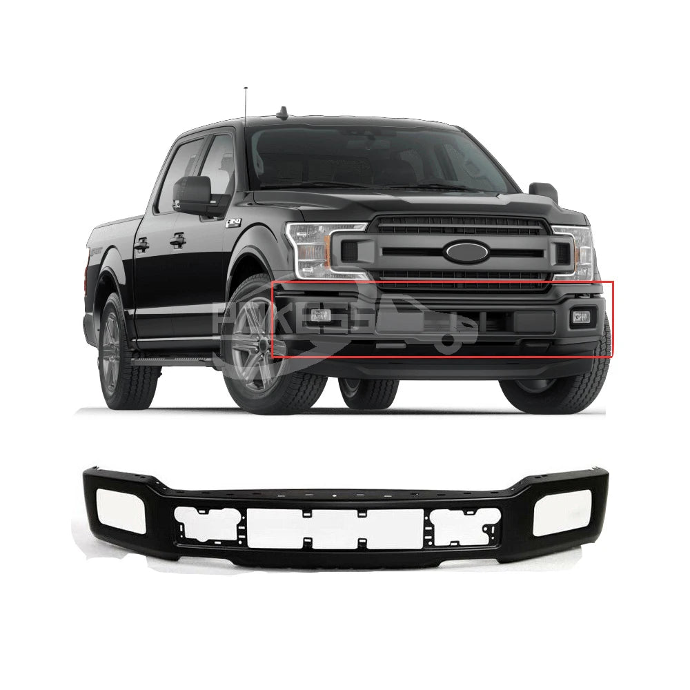 JL3Z17757EAPTM JL3417757BEPRAA Metal Black Front Bumper for Ford F-150 2018