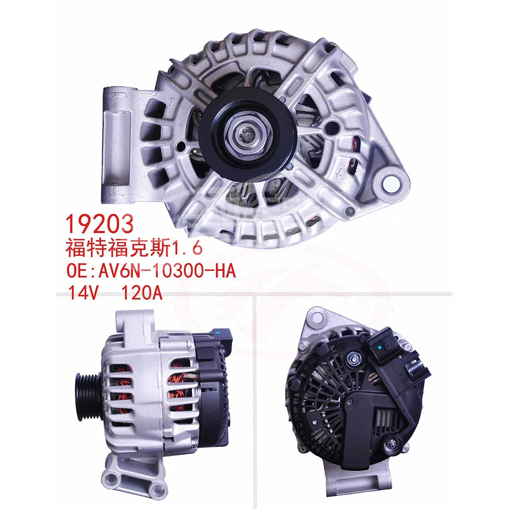 Car Alternator AV6N10300HA JFZ10181 EV6T10300HA Alternator Generator for Ford Focus Fiesta Ecosport