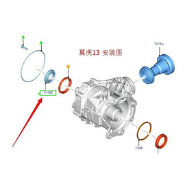 Car NOK Oil Seals CN157H429BA CN157H429AA CN1Z7H424B Transfer Case Oil Seal for Ford Escape Edge 15 Kuga 13 Driveshaft Oil Seal
