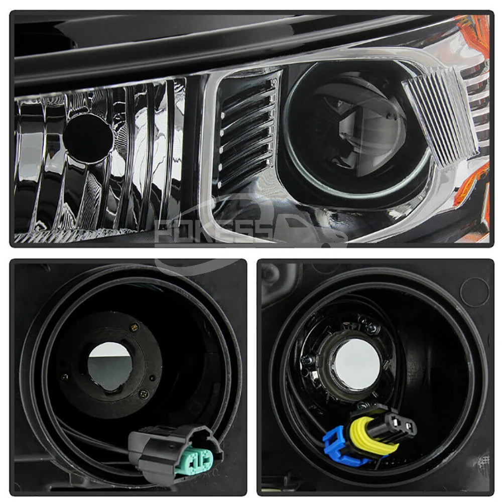 POKESS Front Light FT4Z13008A FT4B13W029AF 2066679 Headlight for Ford Edge 2015