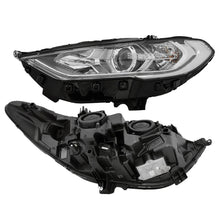 Load image into Gallery viewer, Taiwan DEPO Auto La Headlight HS7313W030DD HS7313W030DE Ford Mondeo Fusion 2017-2019 Front Left Black LED DRL Strip Headlight