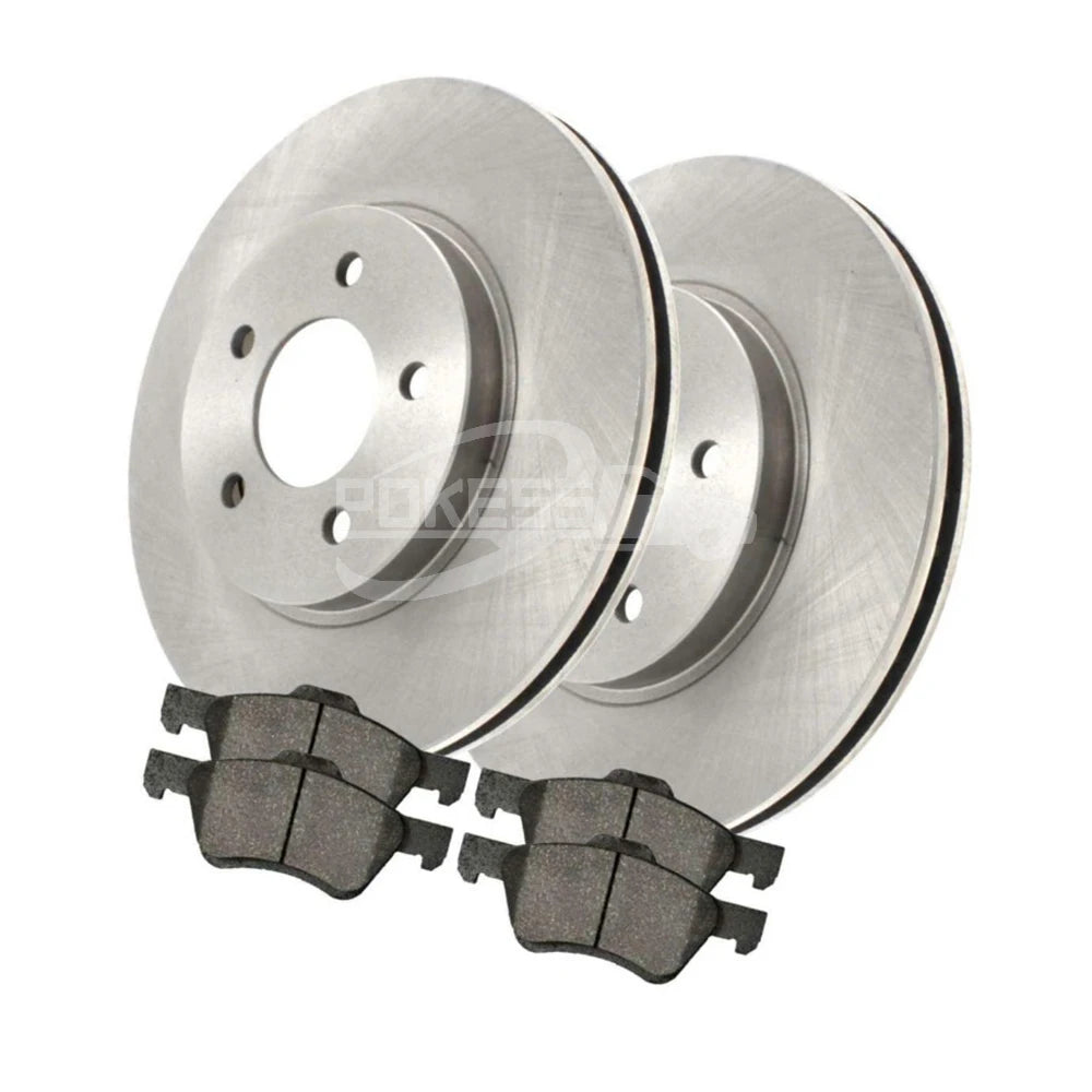 POKESS China Brake Disc 5L8Z1125AA AL8Z1125A 2U2Z1V125GA Front Brake Disc for Ford Kuga 05