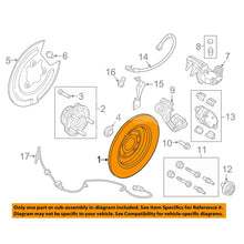 Load image into Gallery viewer, Car Brake Disc BT4Z2C026B BT4Z2C026A BT432C026AC BT432C026AE Brake Rear Disc Brake for Ford Edge 10-14