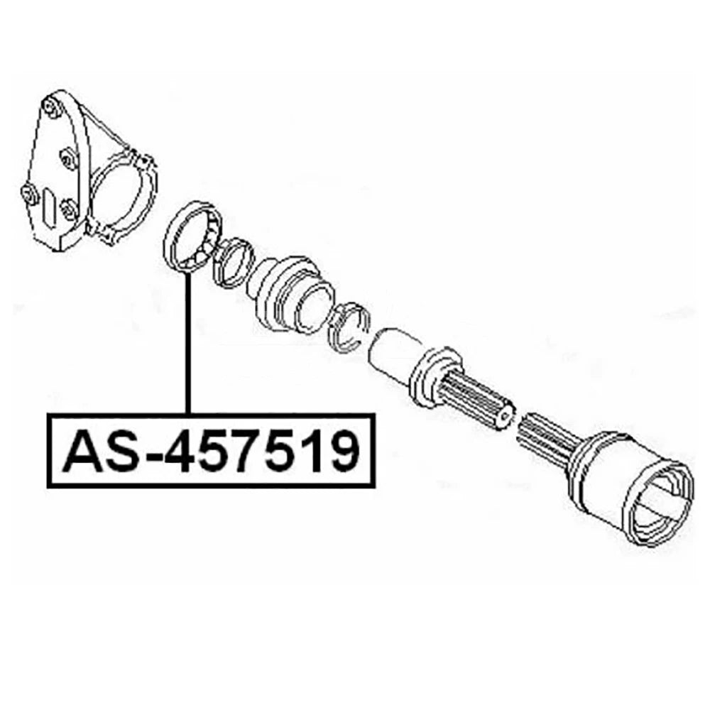 AV613C083AA 97AG3C083AD EV613C083BA BE8Z3K093A Bearing Drive Shaft Center for Ford Focus/Fusion/Mike/Kuga/Ecosport/Fiesta