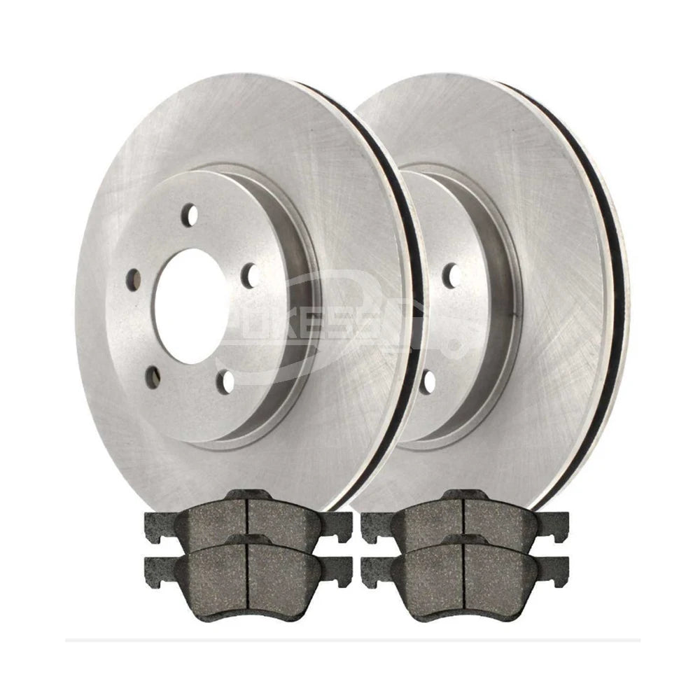 POKESS China Brake Disc 5L8Z1125AA AL8Z1125A 2U2Z1V125GA Front Brake Disc for Ford Kuga 05