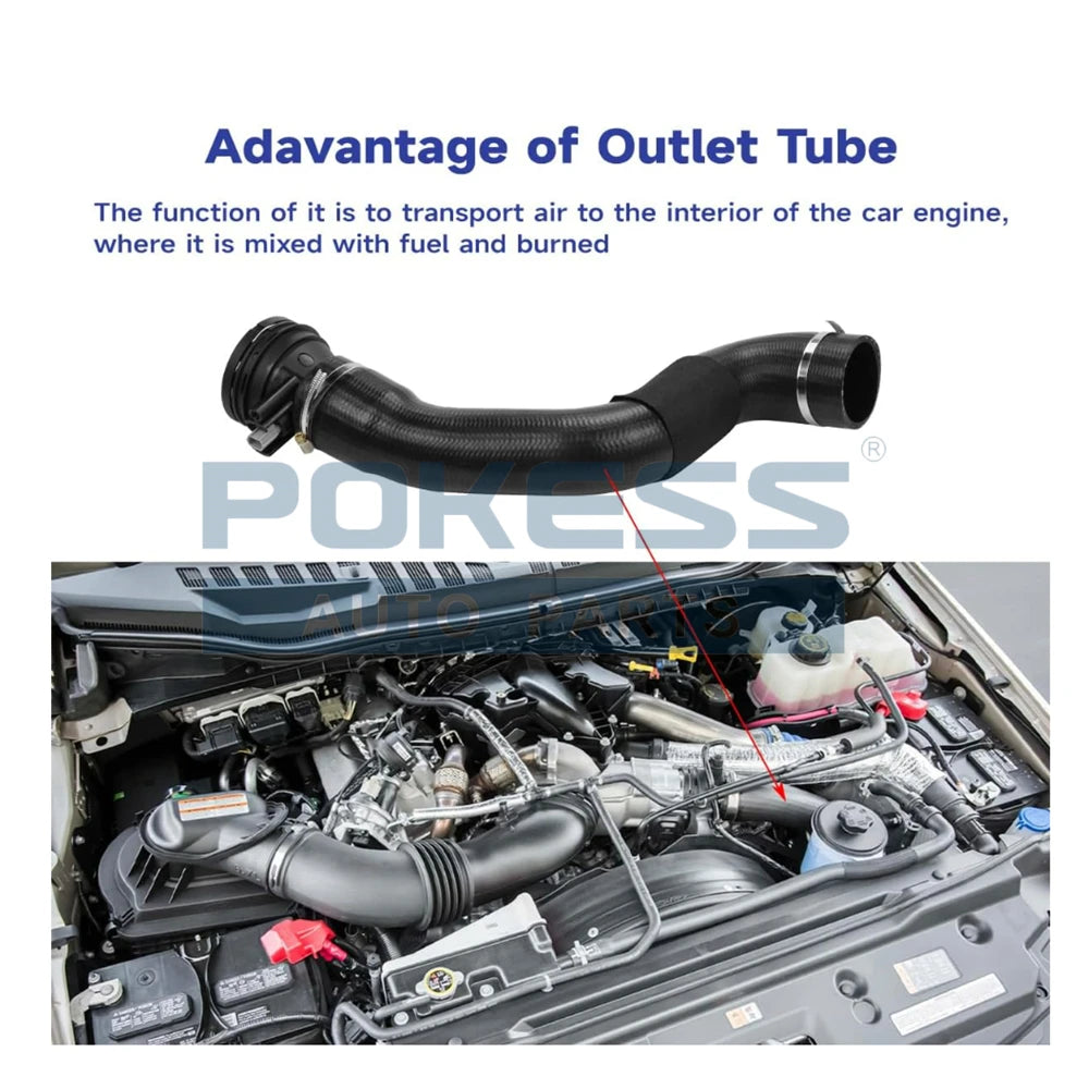 HC3Z6F073A HC346F073AH HC3Z6F073B 5755963 Engine Air Intake Hose for F-Series Super Duty 2017-/2017-2019 F-250 F350 6.7