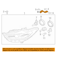 Load image into Gallery viewer, Headlight Bracket Repair HS7313A004CA LQ-MDO-338R Right Headlight Bracket for Ford New Mondeo 17