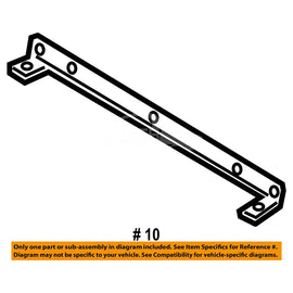 AL3Z17754B AL3V17W996AB Small Right Front Bumper Bracket for Ford F-150 2012-2014