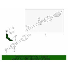 Load image into Gallery viewer, Car Axle Shaft Assembly BB5Z3K305A Front Axle Shafts Bracket Support Holder for Ford EXPLORER 11-14