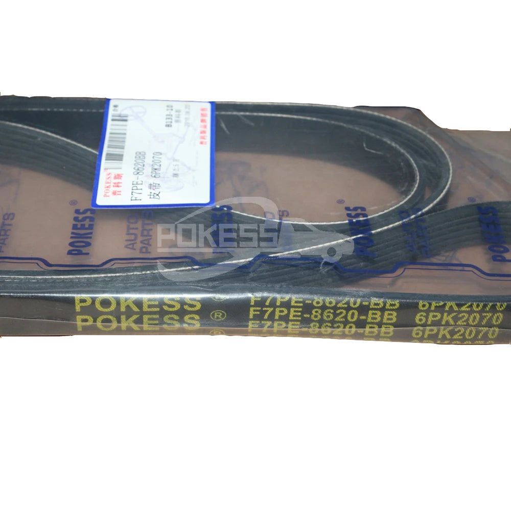 POKESS for Ford Drive Belt Supplier F7PE8620BB 2S7E8620AA 8552-5228 Drive V-Belt for Ford Mondeo 2.5