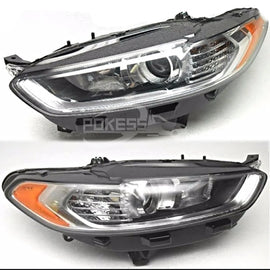 Car Headlight DS7Z13008A DS7313W029CD Right Black Headlight for Ford Mondeo MK4 Fusion 13-16