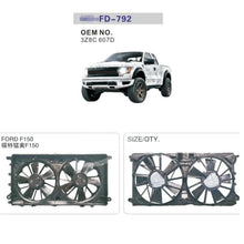 Load image into Gallery viewer, For Ford F150 Accesorios HL3Z8C607D HL348C607AC Radiator Electric Cooling Fan for Ford Raptor F150 B9