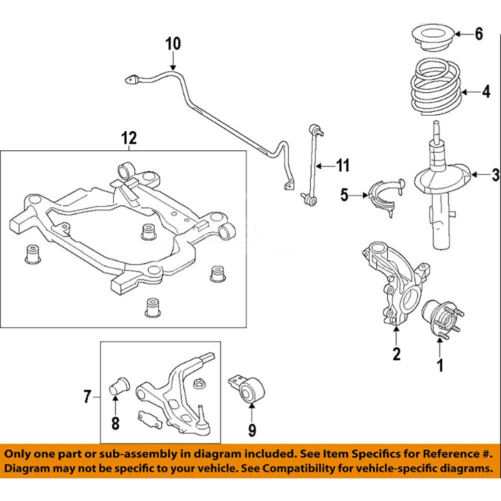 FB5Z18183A DG1Z18183A Suspension Part Shock Absorber Top Mount Strut Mount for Ford Explorer 2013-2019