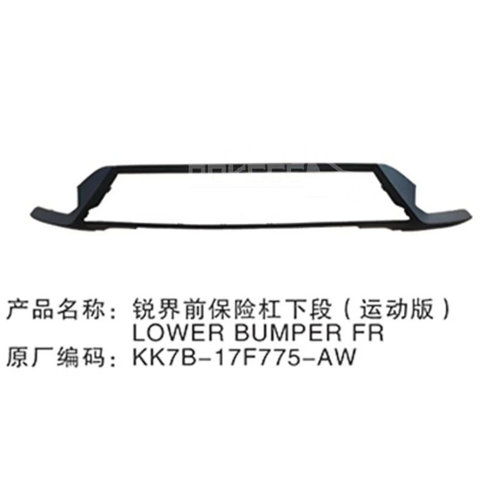 POKESS Sports Bumper for Cars KK7B17F775AC5YZ9 Lower Bumper for Ford Edge 2020 Sport