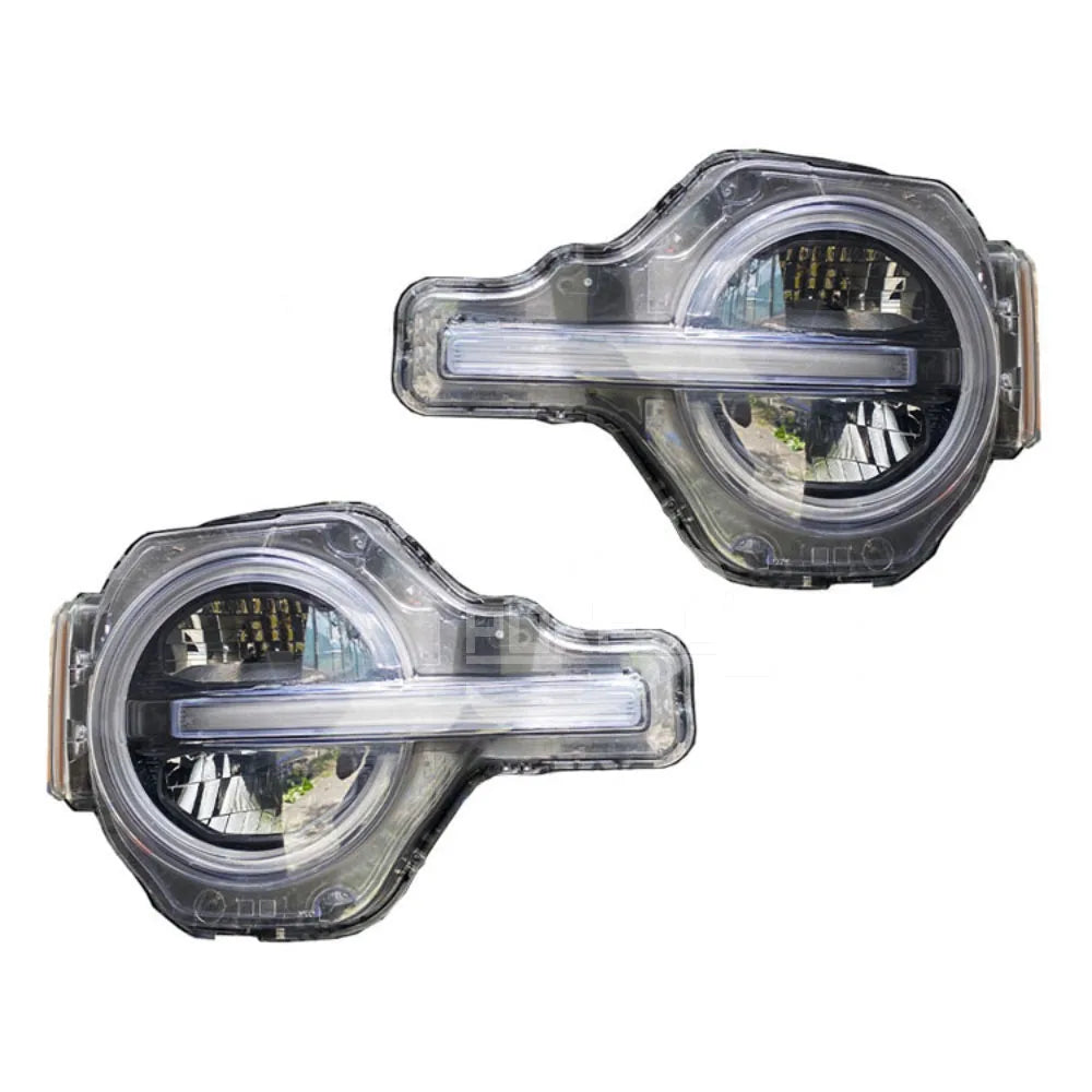 12V Headlight for Ford Bronco/Raptor 2020-2022 Car Headlight Assembly LED Front Light Lamp POKESS Brand