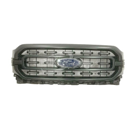 POKESS Bumper Grille ML3Z8200DA ML348200DE5GXT Black Grill for Ford F150 2021-