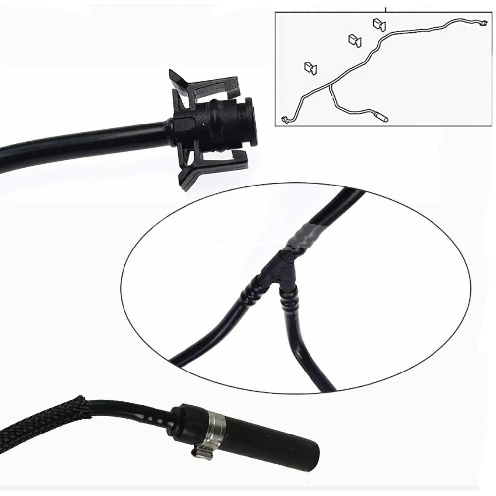 Car Overflow Hose BV618K012KF BV618K012KE Coolant Pipe Water Hose Radiator Water Returning Pipe for Ford Focus 12 2.0