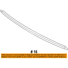Load image into Gallery viewer, HL3Z17D957AAPTM HL3V17C831ABPRAA Front Bumper Trim Strip for Ford F150 17 SVT RAPTOR