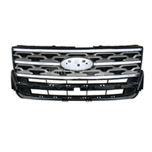 Load image into Gallery viewer, Car Body Kits Ford Explorer Raptor Grille JB5Z8200AK JB5Z8200AF Front Silver Grill Complete Bumper for Ford Explorer 18