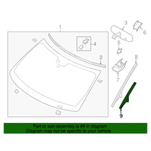 Load image into Gallery viewer, Car Windshield Molding BB5Z7803145BA Ford Explorer Windshield Molding Outer Trim Pillar For Ford Explorer 2011-2019