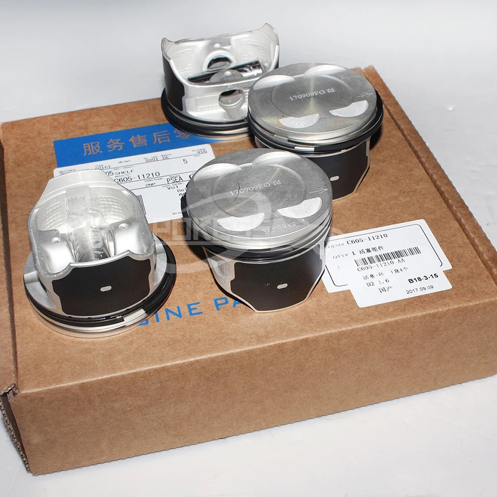Parts Engines C60711YA0 C60611YA0  Pistons Diesel Engine Piston and Piston Ring for Ford Focus 1.6