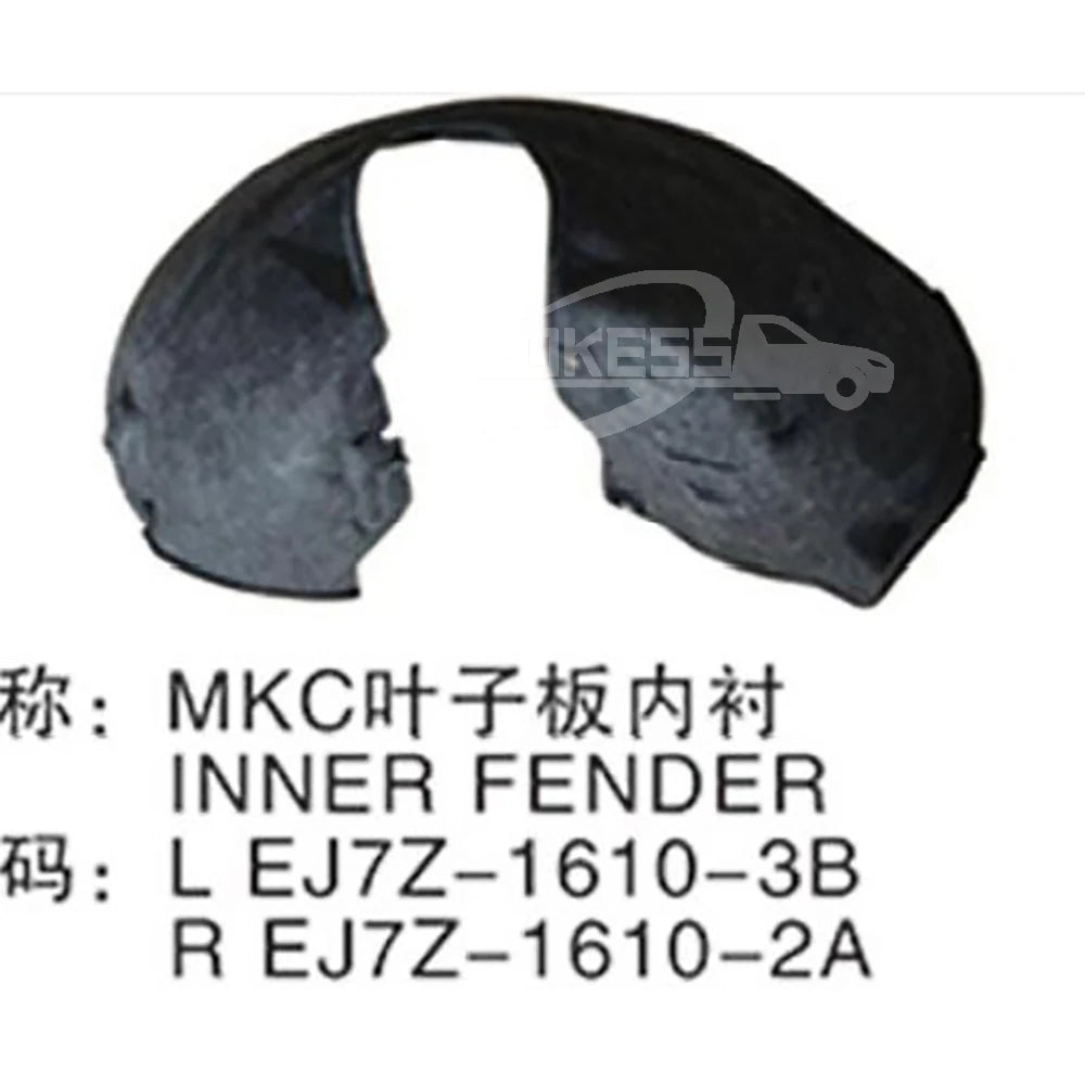 Car Inner Fender Liner Material EJ7Z16102B EJ7Z16102A EJ7B16114AD Front Right Fender Inner Liner for Lincoln MKC 2014-2019