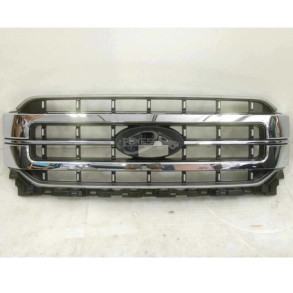 POKESS Auto Front Grille ML3Z8200GA ML348200GE5GXT Black Grill for Ford F150 2021-
