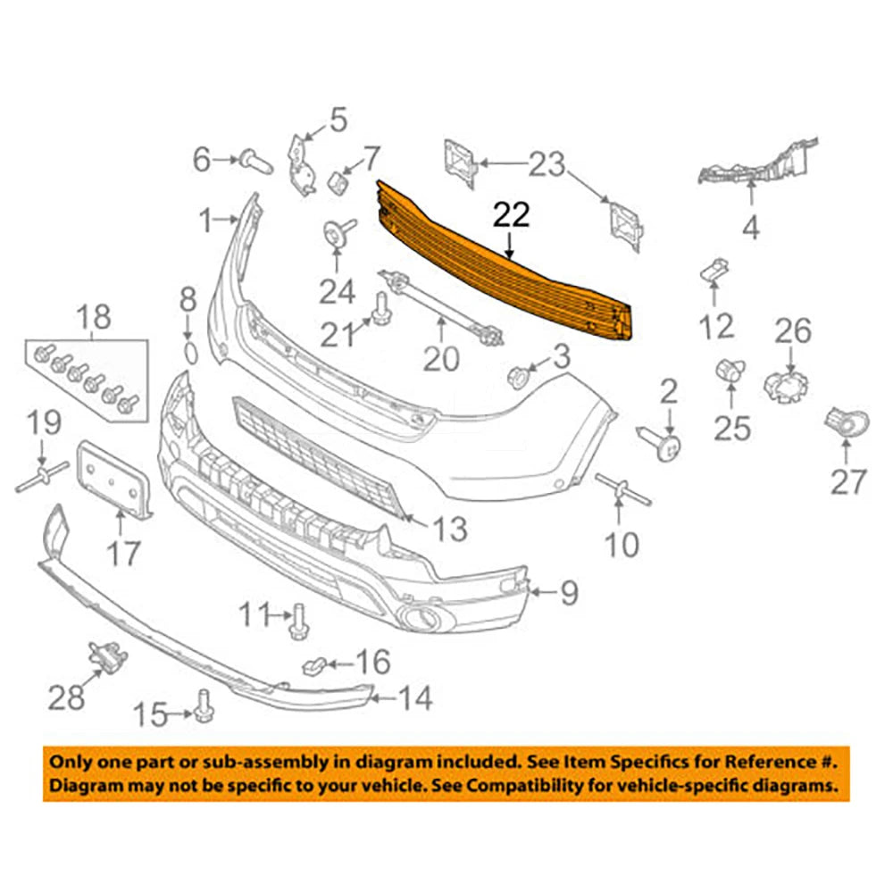 BB5Z17757A BB5317750AD Front Bumper Support Reinforcement for Ford Explorer 2011-2014