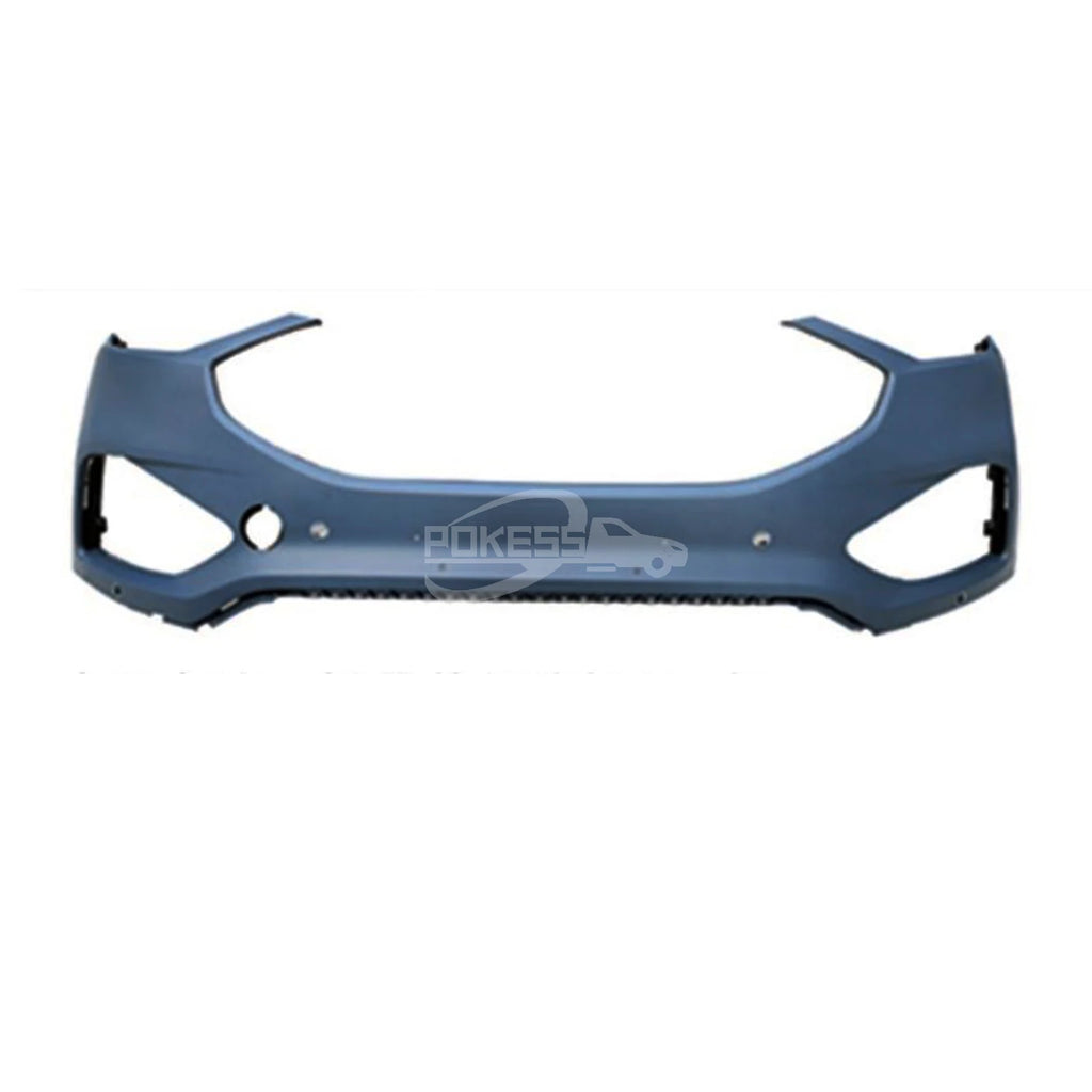 POKESS Bumper Parts KK7BS17K819AAPRAA Front Bumper six Holes for Ford Edge 2020