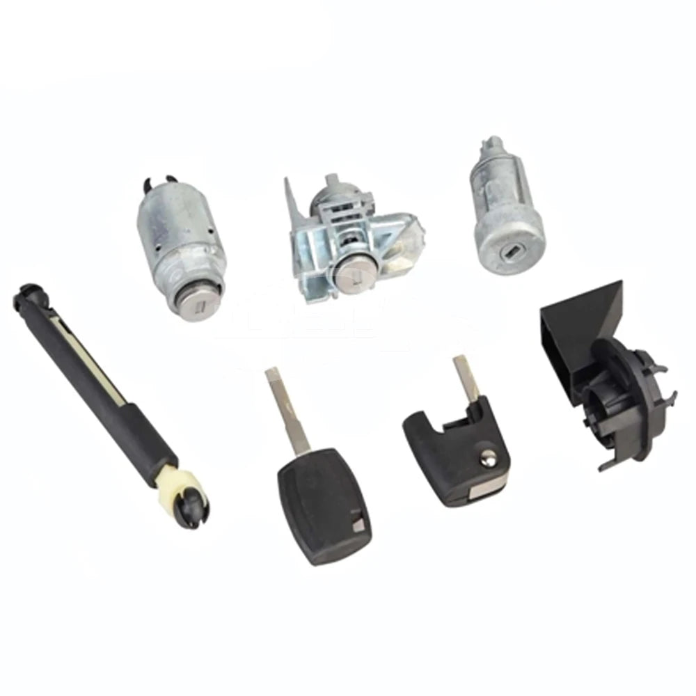 Car Central Locking System 4M5AA22050BK 4M5AA22050BL Car Door Lock Key Set Assy for Ford Focus 05