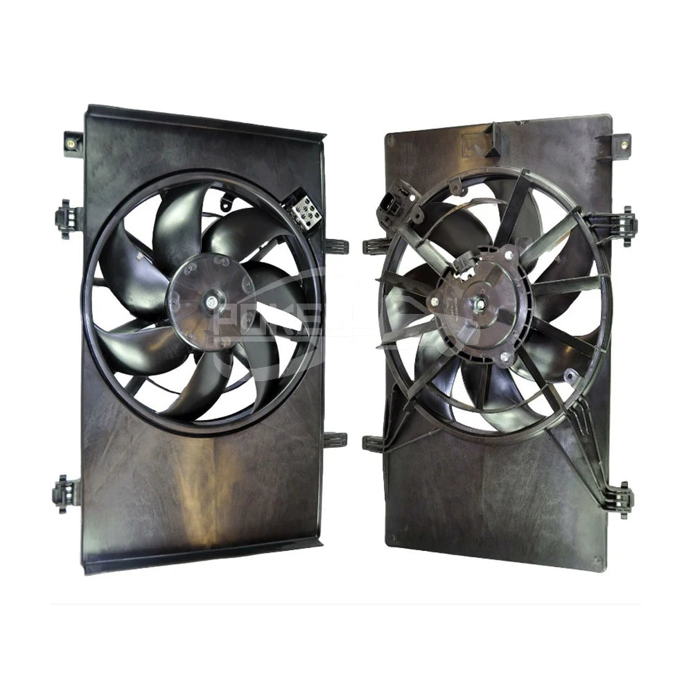 ZJ3615025E ZJ3615025D ZJ3615025B ZJ3615025C ZJ3615025F Radiator Cooling Fan Assembly with Resistor for Ford Fiesta 09-12