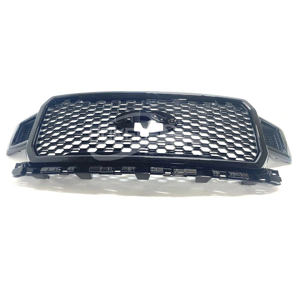 POKESS Car Front Grille JL3Z8200SF JL348200SG5G9Z Black Grill for Ford F150 2018-