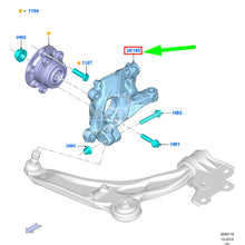 Load image into Gallery viewer, Front Right Axle Steering Knuckle Arm F2GC3K170AC Right Wheel Knuckle for 2015 Ford Edge Parts