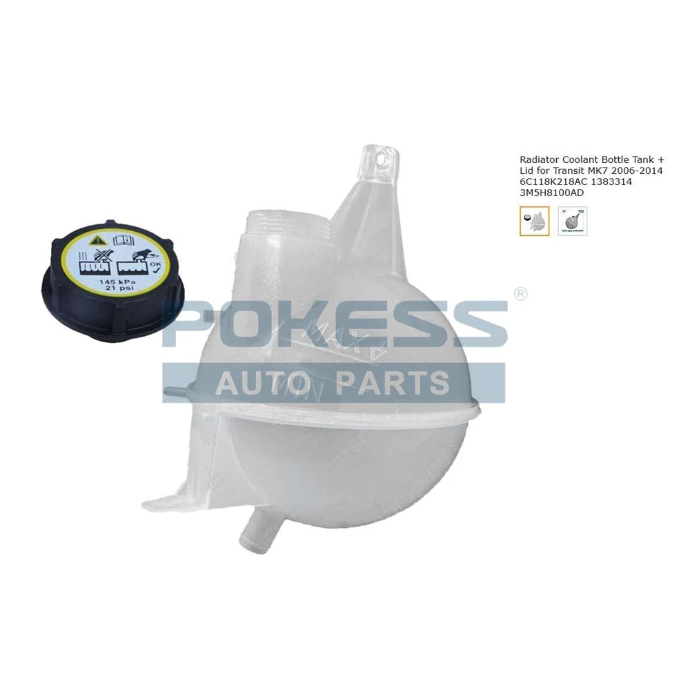 6C118K218AB 6C118K218AC 1383314 Expansion Tank for Transit 06-14 V348