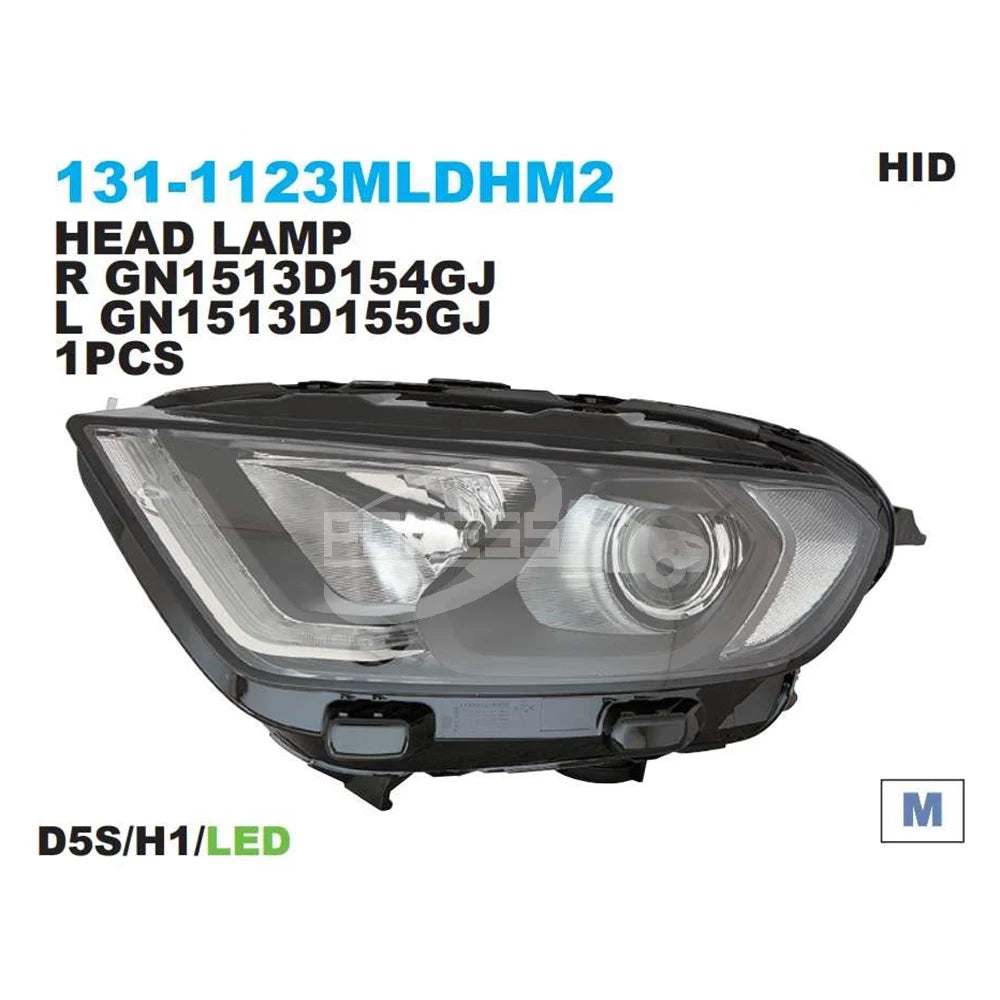 Car HID Headlight Kits GN1513D155GL GN1513D155GJ 131-1123MLDHM2 Front Left HID Headlight for Ford Ecosport 2018 2020