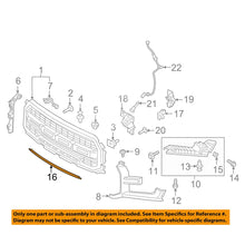Load image into Gallery viewer, HL3Z17D957AAPTM HL3V17C831ABPRAA Front Bumper Trim Strip for Ford F150 17 SVT RAPTOR