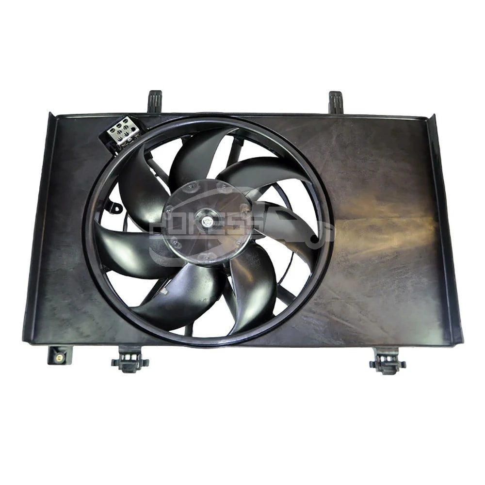 ZJ3615025E ZJ3615025D ZJ3615025B ZJ3615025C ZJ3615025F Radiator Cooling Fan Assembly with Resistor for Ford Fiesta 09-12